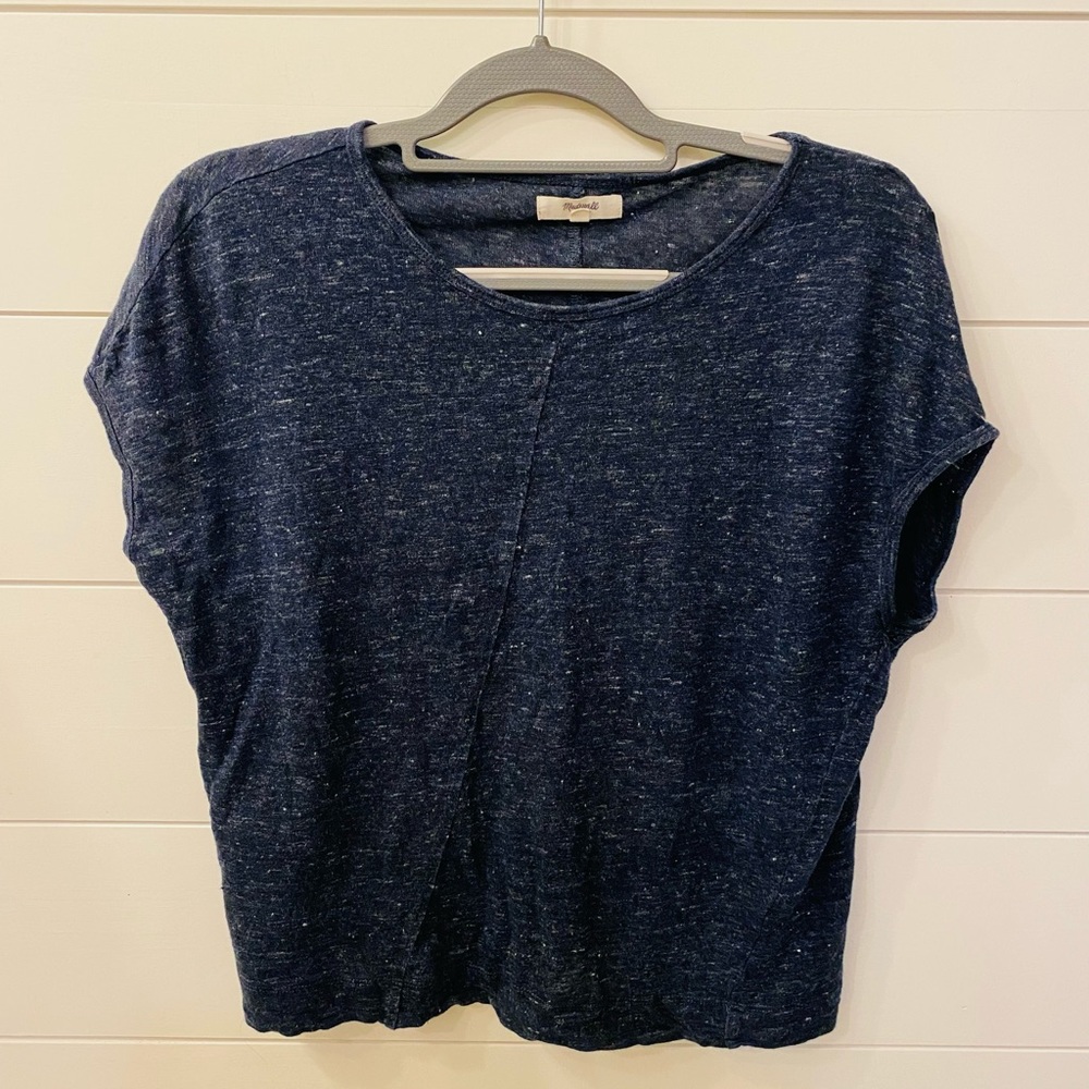 Women’s Madewell Short Sleeve T Shirt. Size XS. Navy Blue